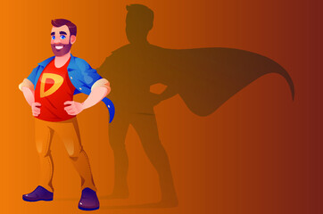 happy fathers day brown background