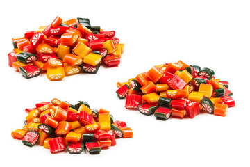 Citrus colorful candies. Jelly sweets,