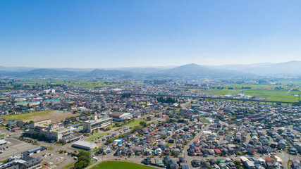 《岩手県》矢巾町の街並み