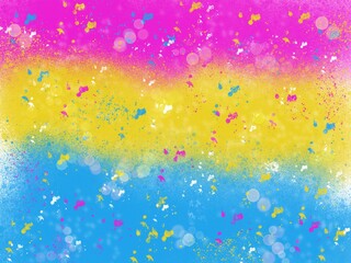 abstract bright beautiful background artistic pattern violet yellow blue paint spots splash art
