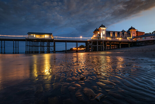 Penarth Pier at Dusk