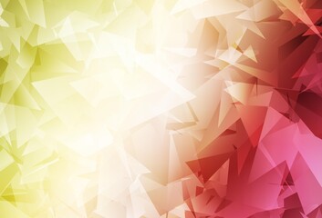 Dark Multicolor vector low poly background.