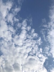 blue sky with clouds