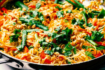 Vegetarian Zucchini Pad Thai