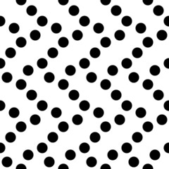 Dots seamless pattern. Circles ornament. Dot shapes motif. Circle forms backdrop. Dotted wallpaper. Rounds background. Digital paper, textile print, web design. Vector art work