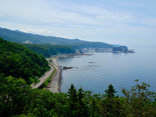 プユニ岬から見る知床