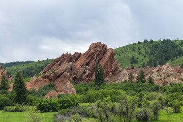 Roxborough state park sandstone rock formation 