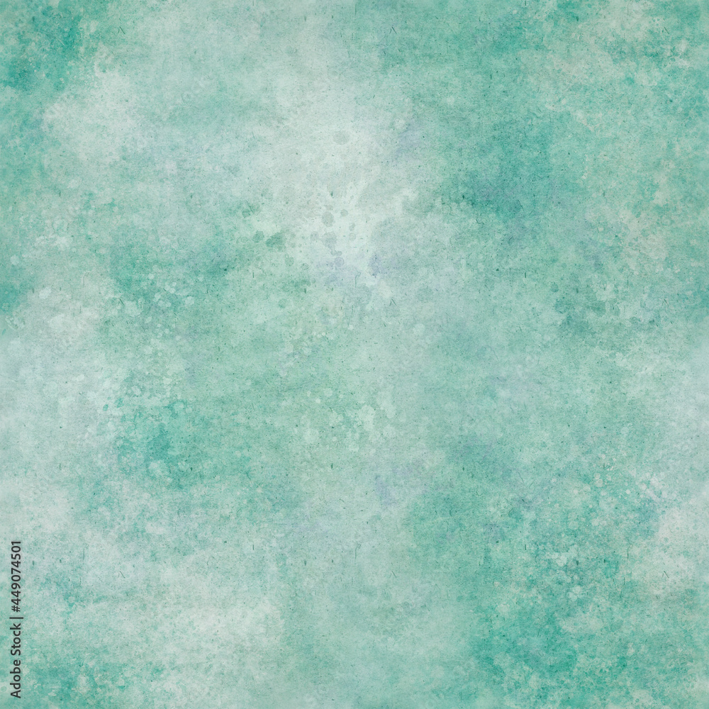 Wall mural light green abstract watercolor seamless pattern texture for digital art graphic design and backgrou