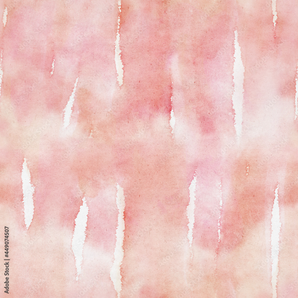Wall mural light peach abstract watercolor seamless pattern texture for digital art graphic design and backgrou