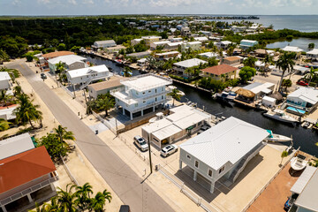 Aerial photo Florida Keys real estate and vacation rentals