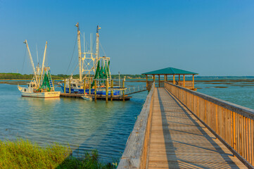 Hilton Head Island, South Carolina, USA, Shrimp Boats