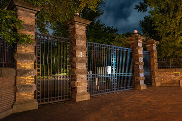 北海道札幌市の夜の街の風景 Nighttime city view of Sapporo, Hokkaido.