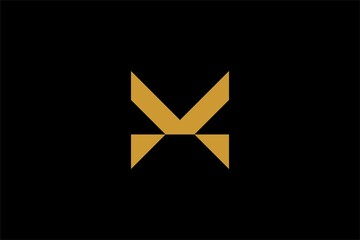 Letter M and cross logo design vector. Monogram M logo symbol.