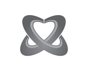 cc love web logo template
