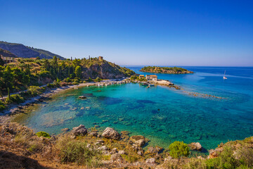 The picturesque port of the famous Kardamyli town. It is a coastal town 35 kilometers southeast of Kalamata. Messenia - Greece.