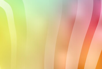 Light Green, Red vector blurred shine abstract texture.