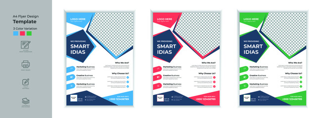 Corporate publication promotion magazine a4, marketing website, headline, company, concept, style, presentation, abstract, banner, Business Flyer Corporate Flyer Template Geometric shape Flyer Circle.