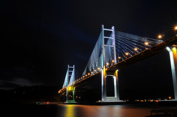 Obraz premium 교량 야경