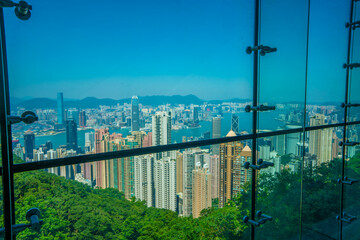 Obraz premium 香港を旅行している風景 Scenes from a trip to Hong Kong