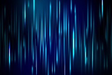 Speedy streams of light in blue