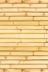 Old bamboo fence background; Old natural bamboo fence texture background