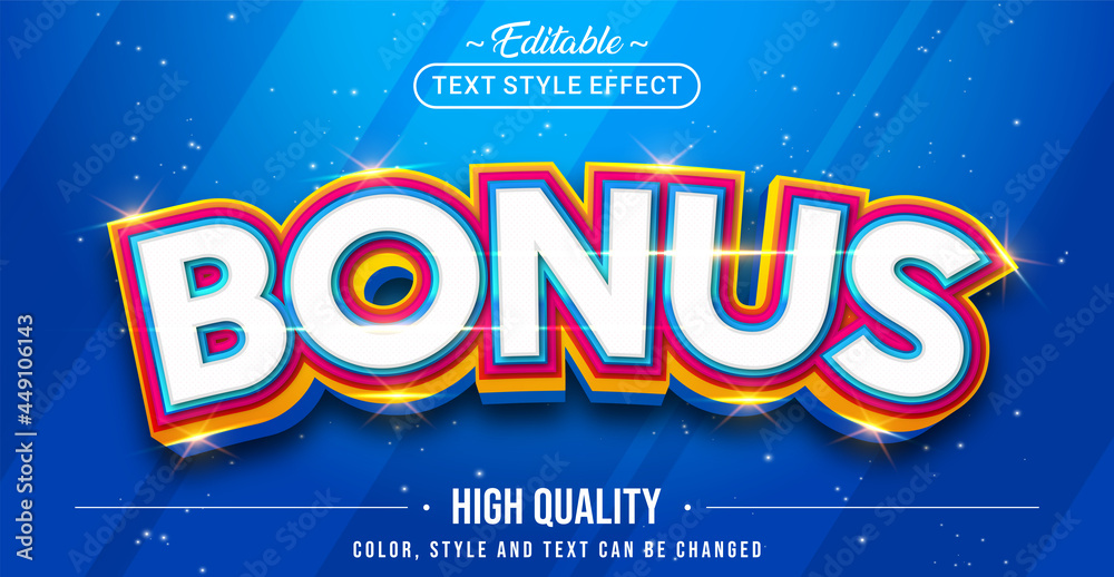Poster editable text style effect - bonus text style theme.