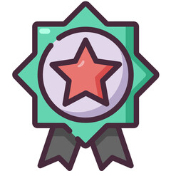 Obraz premium rewards line icon