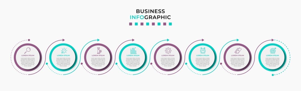 3,122 BEST 8 Step Process Flow Infographic IMAGES, STOCK PHOTOS