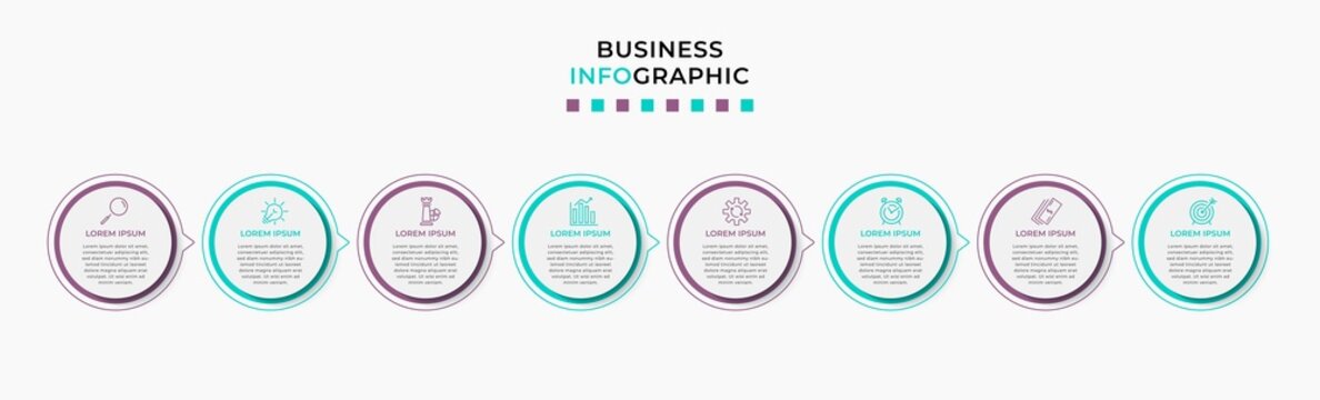 3,122 BEST 8 Step Process Flow Infographic IMAGES, STOCK PHOTOS