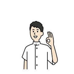 線画の医者と看護師のイラストまとめ