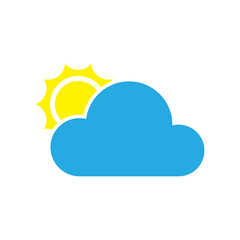 Weather icon design isolated on white background