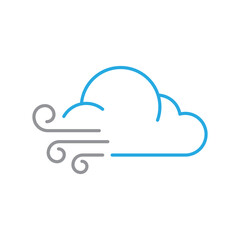 Weather icon design isolated on white background