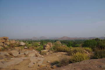 インド　世界遺産ハンピの建造物群