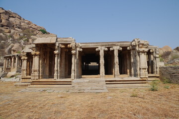 Fototapeta premium インド 世界遺産ハンピの建造物群