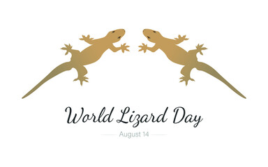 Fototapeta na wymiar World Lizard Day , Vector Illustration.