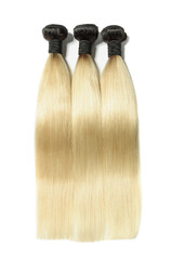 straight black to blonde two tone ombre style human hair weaves extensions bundles