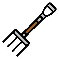 fork line icon