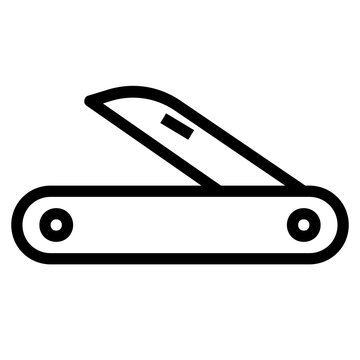 recommend clip art: knife outline icon