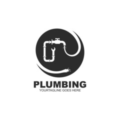 plumbing vector illustration icon