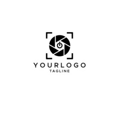 Fototapeta premium Camera Logo Vector