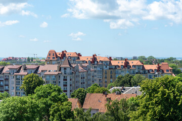 Zelenogradsk, Russia June 2021 Magnificent urban landscape.