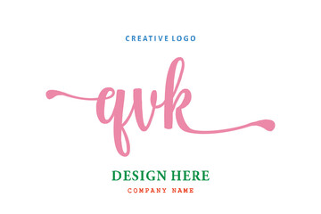 QVK lettering logo is simple, easy to understand and authoritative