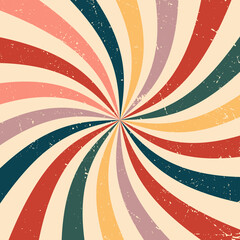 vintage retro background postcard poster pattern wallpaper vector background spiral circle swirls