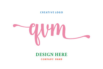 QVM lettering logo is simple, easy to understand and authoritative