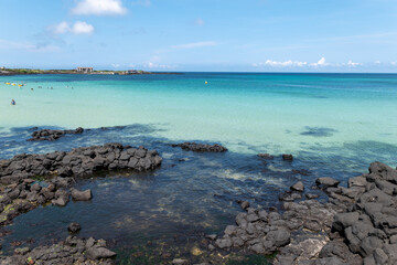 beach and sea