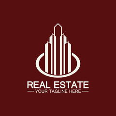 Real Estate Business Logo vector illustration design