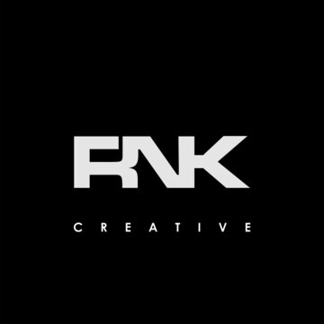 RNK Letter Initial Logo Design Template Vector Illustration