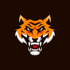 Tiger Mascot Logo