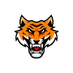 Tiger Mascot Logo V2