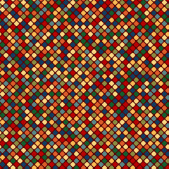 diagonal repetitive background with color squares. vector seamless pattern. geometric shapes. fabric swatch. wrapping paper. continuous print. design element for home decor, textile, apparel